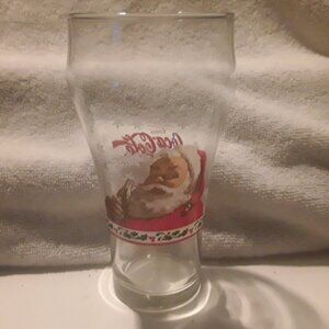 Coca Cola with Santa Glass